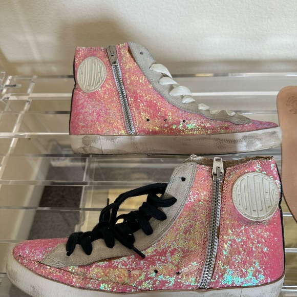 Authentic Kids Golden Goose Sparkle HighTops - Picture 14 of 16